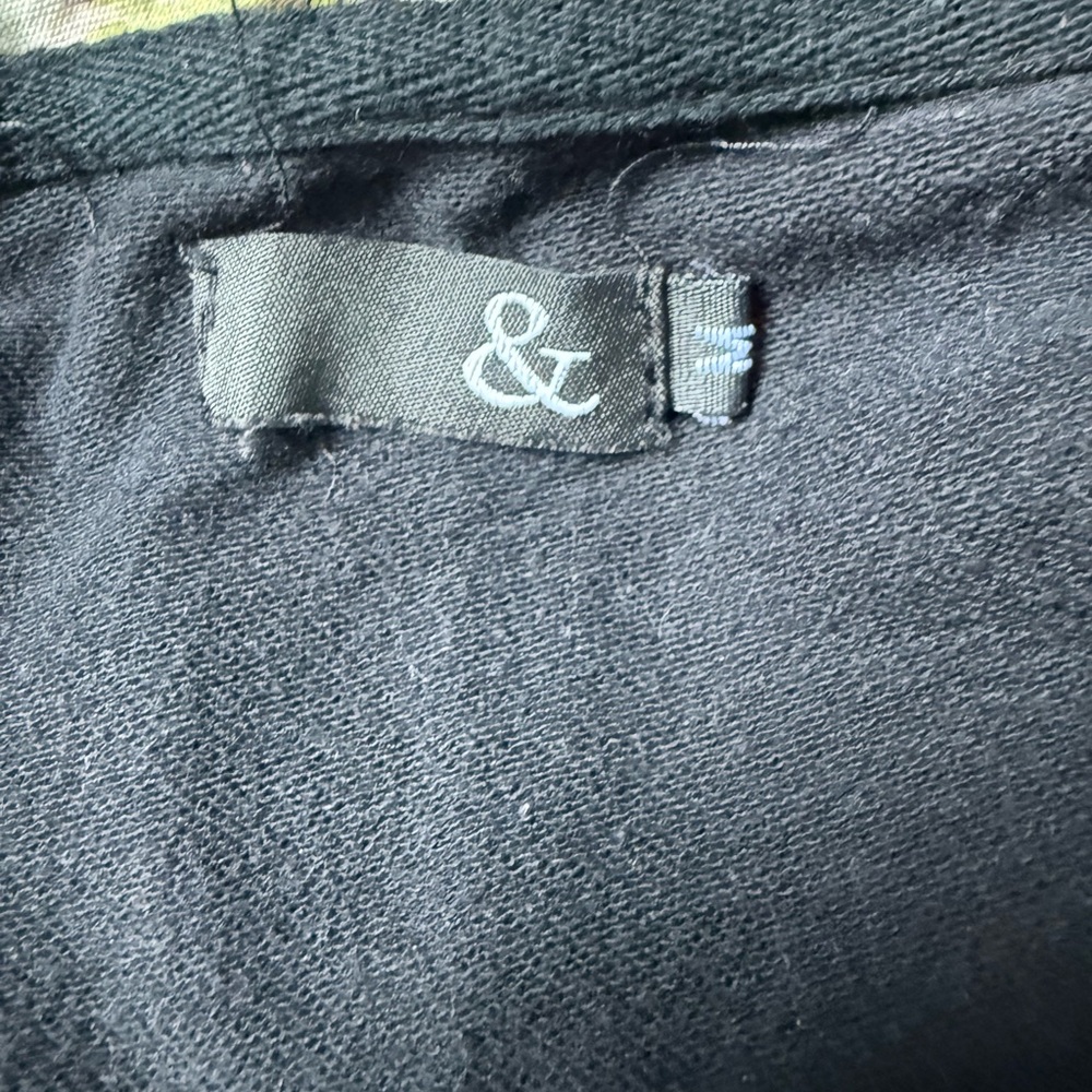 AMPERSAND AVE Black and Orange Floral hoodie - Picture 7 of 7